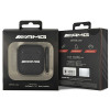 Funda de cuero Big Logo Mercedes-AMG AMA2SLWK para Apple AirPods 1/2, negra