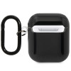 Funda BMW BMA222SWTK Multiple Colored Lines para Apple AirPods 1/2, negra