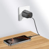Cargador de pared Tech-Protect NCA30 USB-A, USB-C PD 30W / QC3.0, Negro