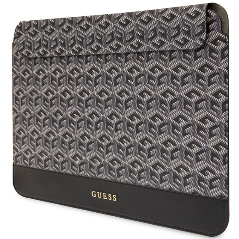 Funda para portátil Guess GUCS16HGCFSEK GCube Stripes, 16 inch, negra