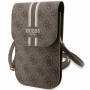 Bolso de mano Guess GUWBP4RPSW 4G Stripes, marrón