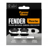 Protector de cámara Fender PanzerGlass para iPhone Duo, blanco
