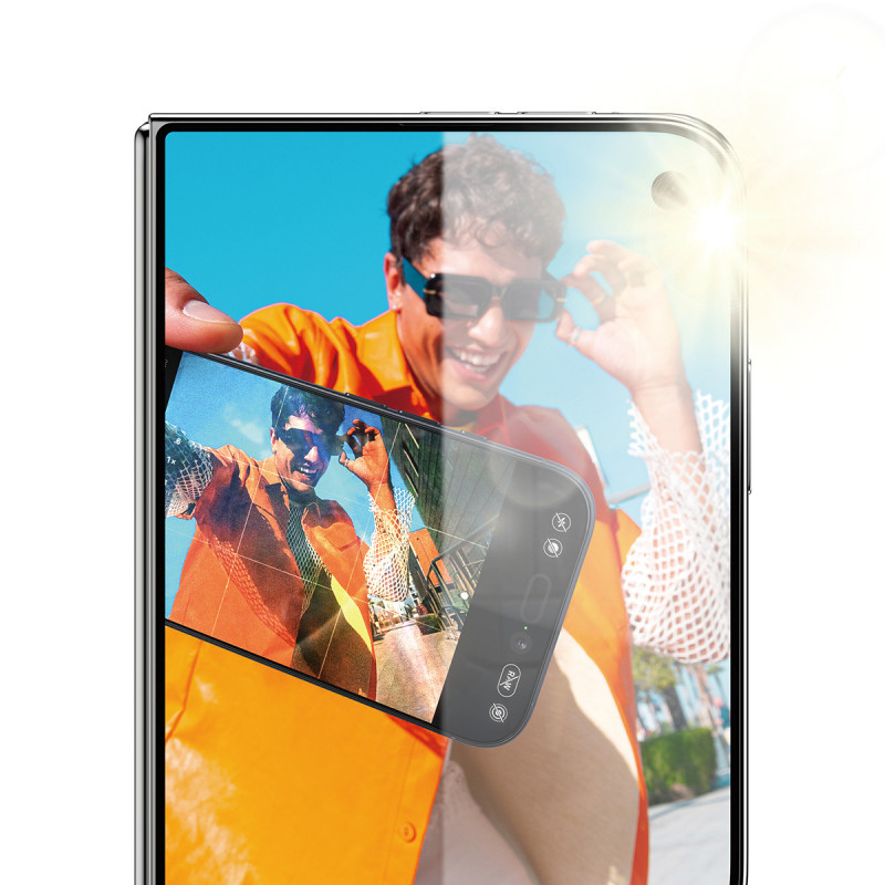 Protector de pantalla frontal Armor antirreflejo PanzerGlass para iPhone 18 Duo, transparente