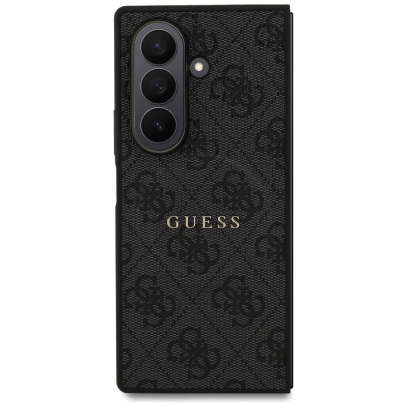 Funda MagSafe Guess 4G Classic para Samsung Galaxy Z Fold7, negra