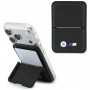 Cartera MagSafe BMW M Carbon Metal Logos, negra