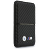 Cartera MagSafe BMW M Carbon Metal Logos, negra