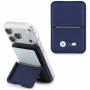 Cartera MagSafe BMW M Carbon Metal Logos, azul marino