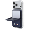 Cartera MagSafe BMW M Carbon Metal Logos, azul marino
