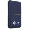 Cartera MagSafe BMW M Carbon Metal Logos, azul marino