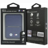 Cartera MagSafe BMW M Carbon Metal Logos, azul marino