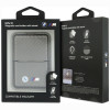 Cartera MagSafe BMW M Carbon Metal Logos, antracita