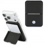 Cartera MagSafe BMW Carbon Metal Logos, negra