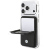 Cartera MagSafe BMW Carbon Metal Logos, negra
