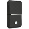 Cartera MagSafe BMW Carbon Metal Logos, negra