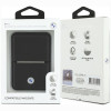 Cartera MagSafe BMW Carbon Metal Logos, negra