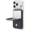 Cartera MagSafe BMW Carbon Metal Logos, antracita