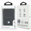 Cartera MagSafe BMW Carbon Metal Logos, antracita