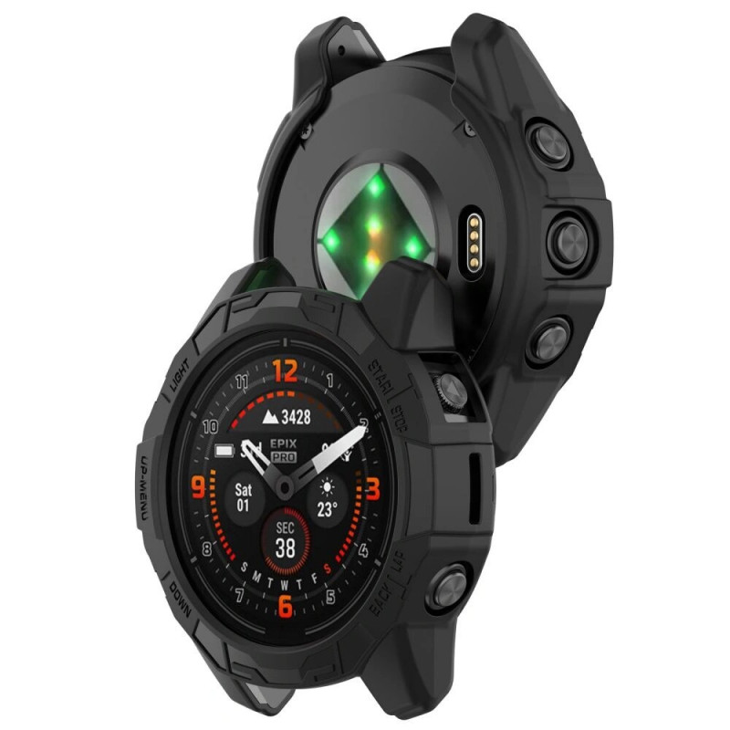 Funda Tech-Protect Defense Air para Garmin Fenix 7 / 7 Pro, negra