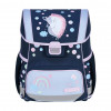 Conjunto de mochila escolar de primaria Herlitz Loop Plus Unicorn Dreams, azul oscuro/rosa