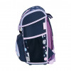 Conjunto de mochila escolar de primaria Herlitz Loop Plus Unicorn Dreams, azul oscuro/rosa