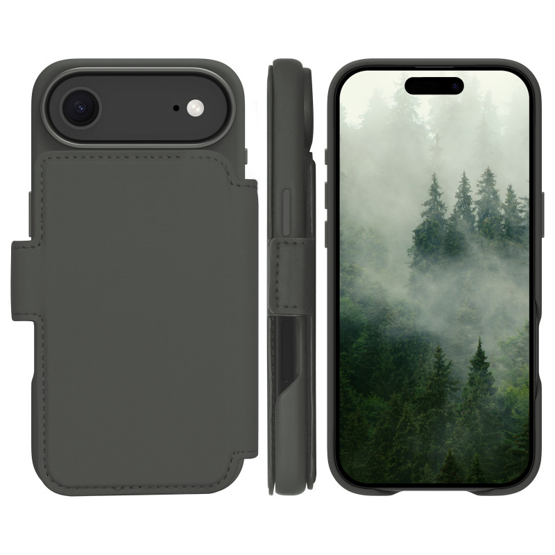 Funda abatible MagSafe dbramante1928 Lynge, Forest Shadow, para Apple iPhone Air (LM66ICGR6686)