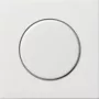 Tapa de regulador de intensidad giratorio Gira 0650112, Gira Flächenschalter, blanco puro