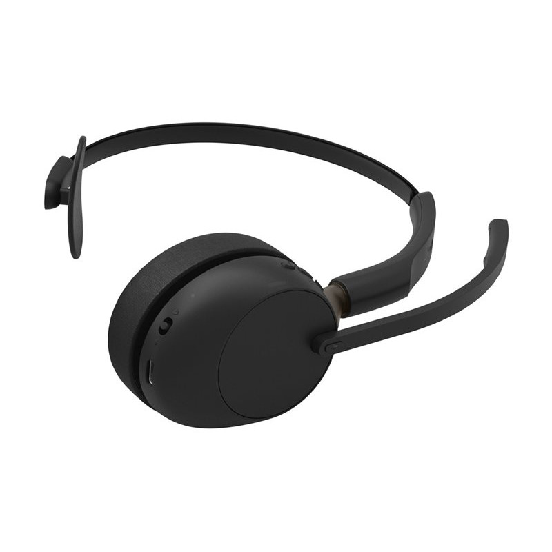 Auriculares mono Jabra Evolve3 65 UC, Link 390c, base de carga, negros (36599-889-889)