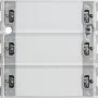 Sensor de pulsador Gira Push-Button Sensor 3 Comfort 513300, 3 canales, KNX, System 55