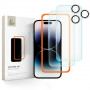 Tech-Protect Supreme Set Vidrio Templado para Apple iPhone 16 Pro Max, Transparente (3 uds)