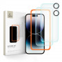 Tech-Protect Supreme Set Vidrio Templado para Apple iPhone 16, Transparente (3 pzs)