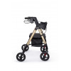 Andador de cuatro ruedas Rehafund Marsylia RF-617/ZŁ, dorado