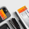Soporte de tarjetas magnético universal Tech-Protect MagWallet MagSafe, naranja