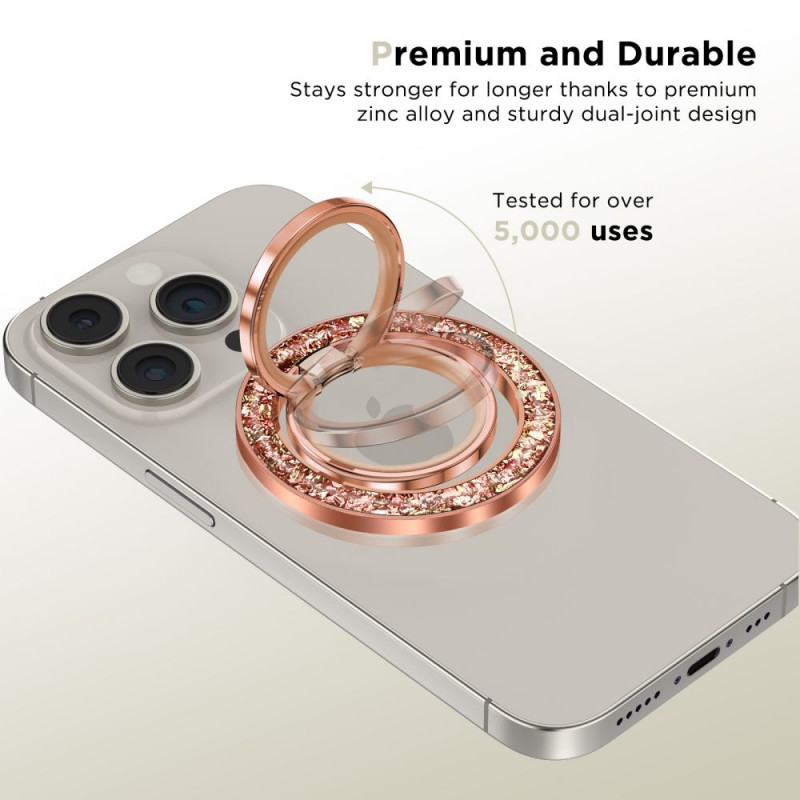 Anillo para teléfono MagSafe Tech-Protect MMR200, oro rosa