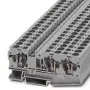 Bloque de bornes pasante de 3 conductores Phoenix Contact ST 6-TWIN BU 3036479, azul (50 uds.)