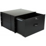 Accesorio de rack Lanview RAD115BL, 6U, 19 pulgadas, ovalado, 482 mm, 50 kg, negro