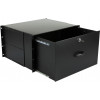Accesorio de rack Lanview RAD115BL, 6U, 19 pulgadas, ovalado, 482 mm, 50 kg, negro