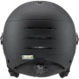 Casco de esquí UVEX Wanted Visor, 58-61 cm (L), negro