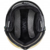 Casco de esquí UVEX Wanted Visor, 58-61 cm (L), negro