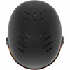 Casco de esquí UVEX Wanted Visor, 58-61 cm (L), negro