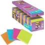 Notas 3M Post-it Super Sticky 654SE24P, 76 x 76 mm, 90 hojas por bloc, 4 colores (pack económico)