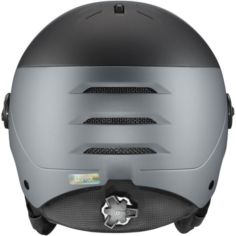 Casco de esquí UVEX Wanted Visor pro V, negro mate