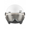 Casco de esquí UVEX Wanted Visor pro V, blanco mate