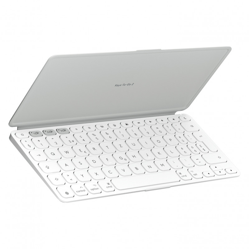 Teclado Logitech Keys-To-Go 2 para iPad (920-013009), gris claro, distribución suiza