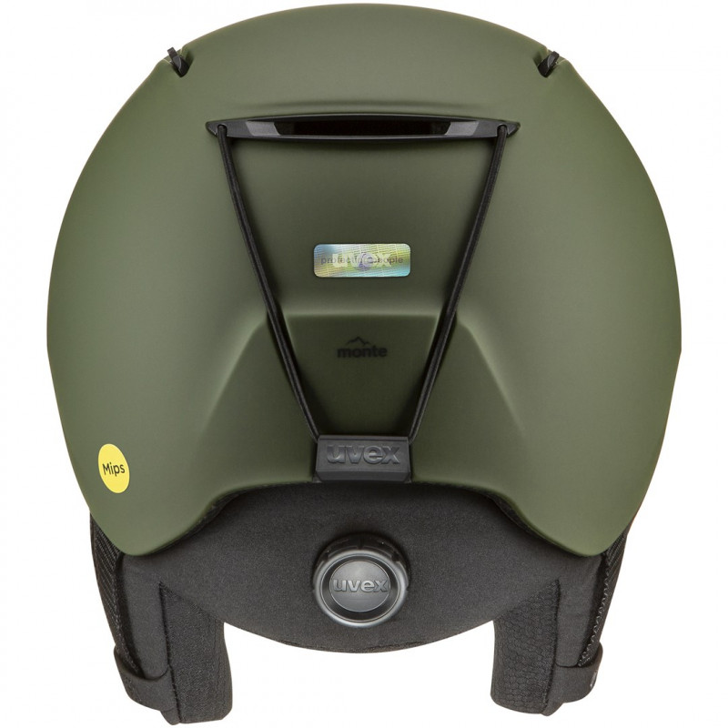Casco de esquí UVEX Monte LT MIPS, 51-55 cm, verde