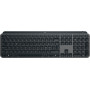 Teclado retroiluminado Logitech MX Keys S (920-011575), RF inalámbrico + Bluetooth, QWERTY italiano, Grafito
