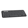 Teclado Bluetooth Logitech Pebble Keys 2 K380s (920-011803), grafito, distribución francesa