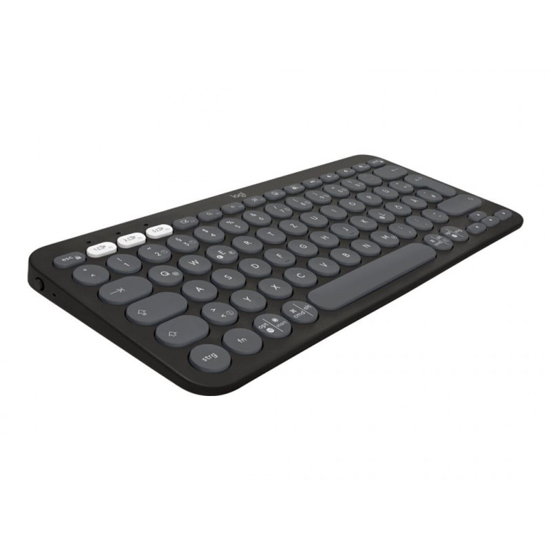 Teclado Bluetooth Logitech Pebble Keys 2 K380s (920-011803), grafito, distribución francesa
