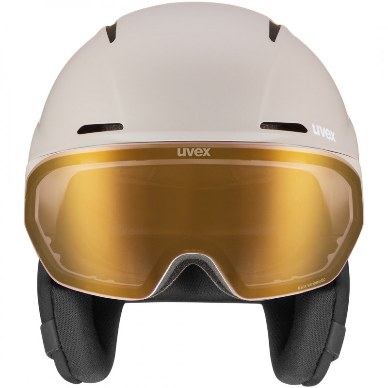 Casco de esquí UVEX Horizon V MAG MIPS, blanco mate
