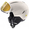 Casco de esquí UVEX Horizon V MAG MIPS, blanco mate