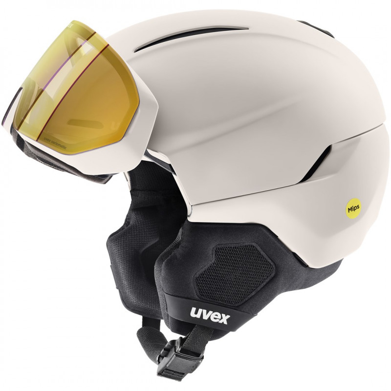 Casco de esquí UVEX Horizon V MAG MIPS, blanco mate